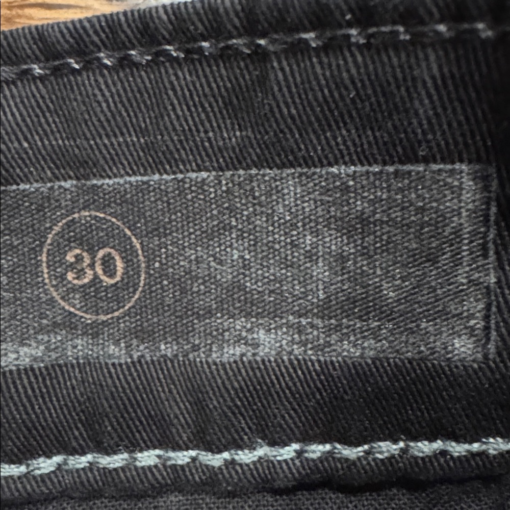 Pilcro and the Letterpress Chino Size 30 Black Tie Dye - Picture 4 of 9
